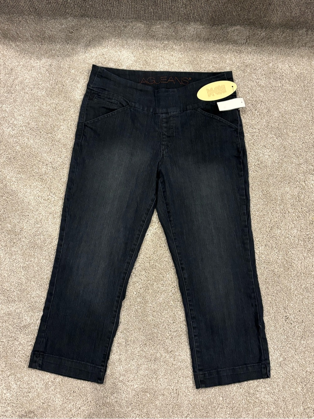 Jag Jeans Women's Black Cropped Ankle Jeans - size 14P, new with tags!